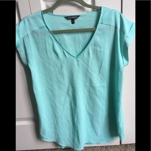 Baby blue v-neck